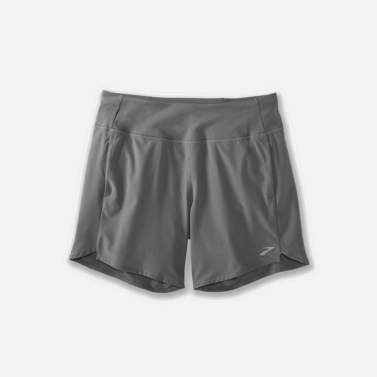 Brooks Chaser 7 Womens Running Shorts - Steel/grey - Philippines (762309ZUY)